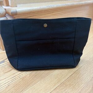 Portland Leather Goods Black Canvas Pouch